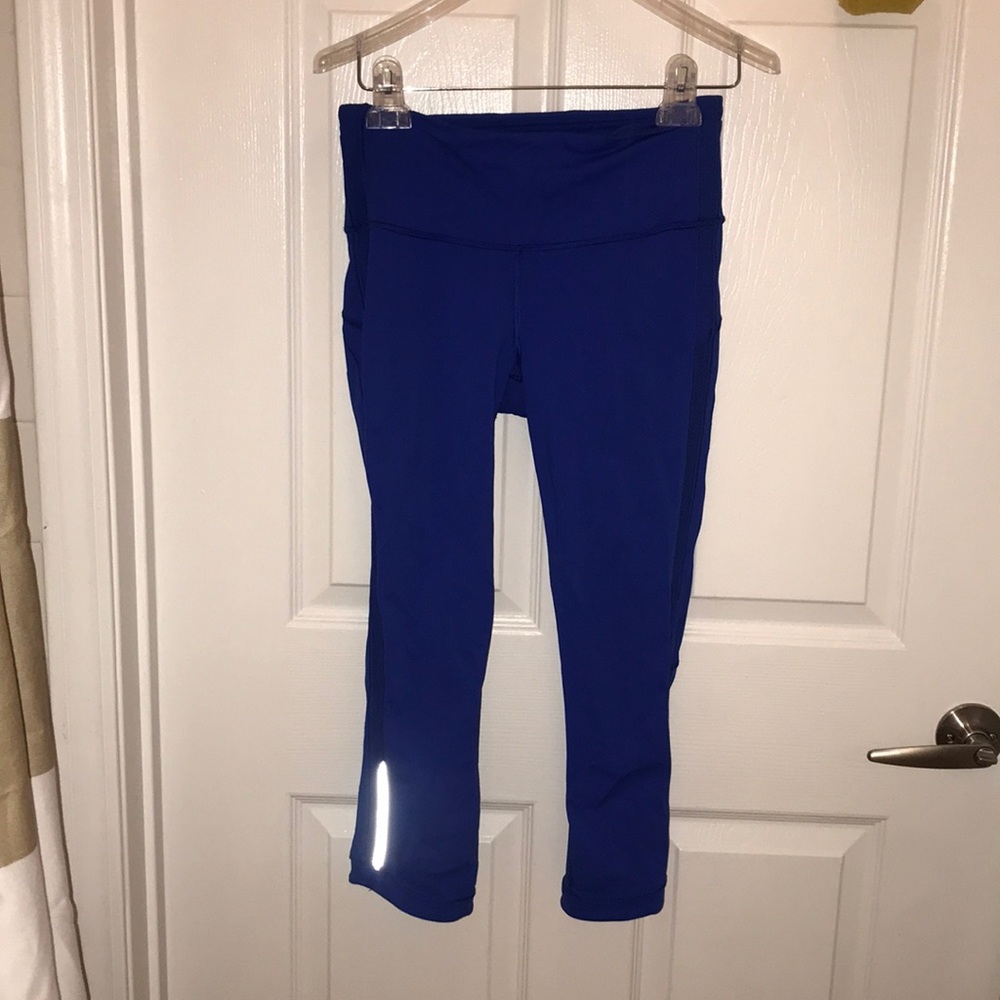 Blue Lululemon leggings